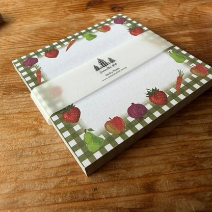 Fruit and Vegetables Sticky Notes