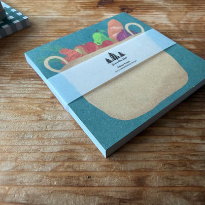 Market Bag Sticky Notes