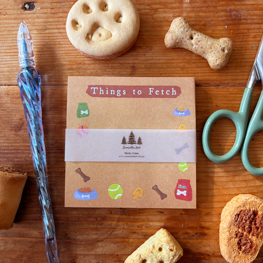 Things to Fetch Sticky Notes