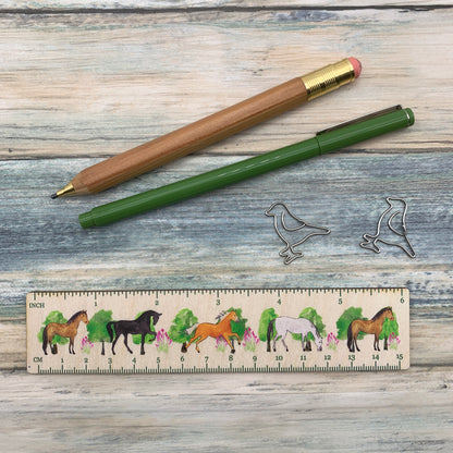 Horse Wooden Ruler