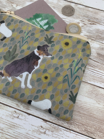 Tri Colour Border Collie Coin Purse