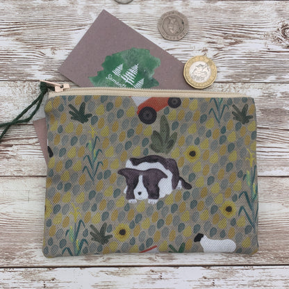 Border Collie Coin Purse