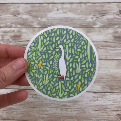 Runner Duck Sticker