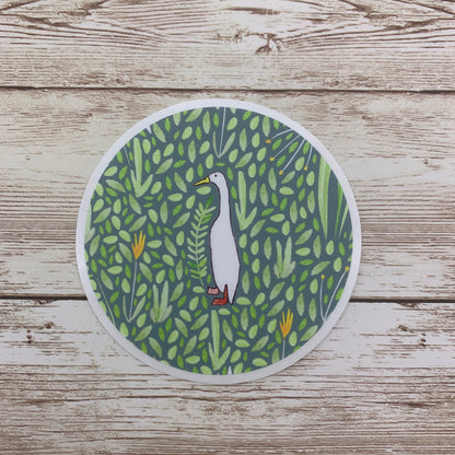 Runner Duck Sticker