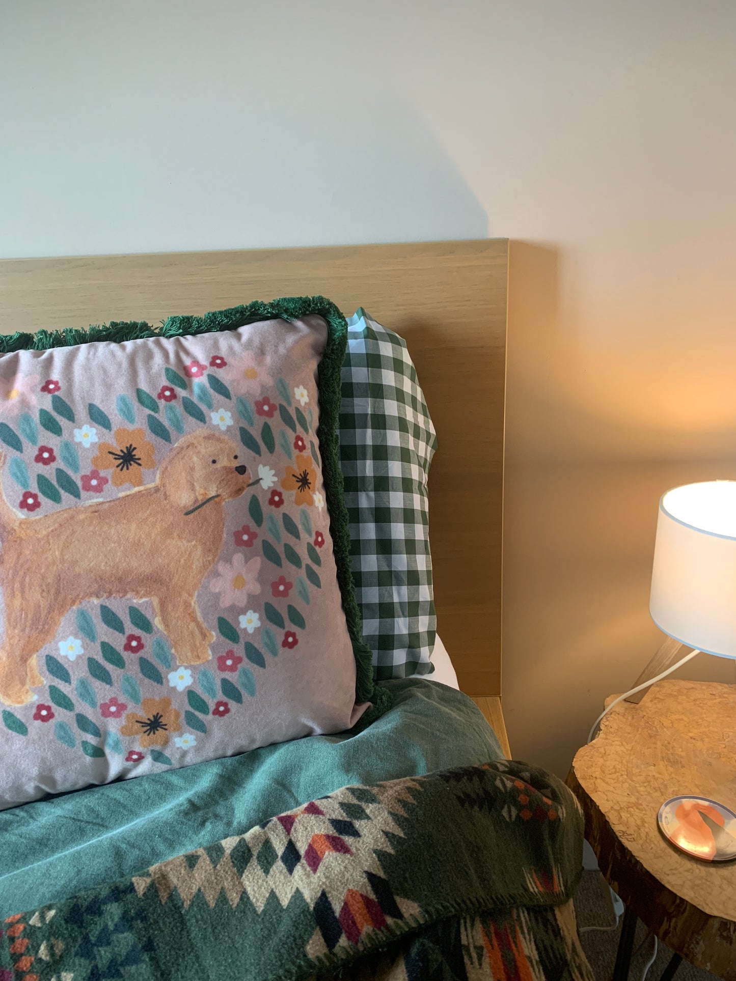 Cockapoo Velvet Cushion