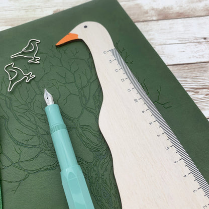Runner Duck Wooden Ruler