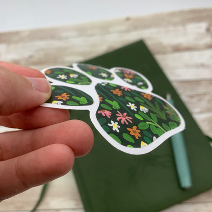 Paw Print Sticker