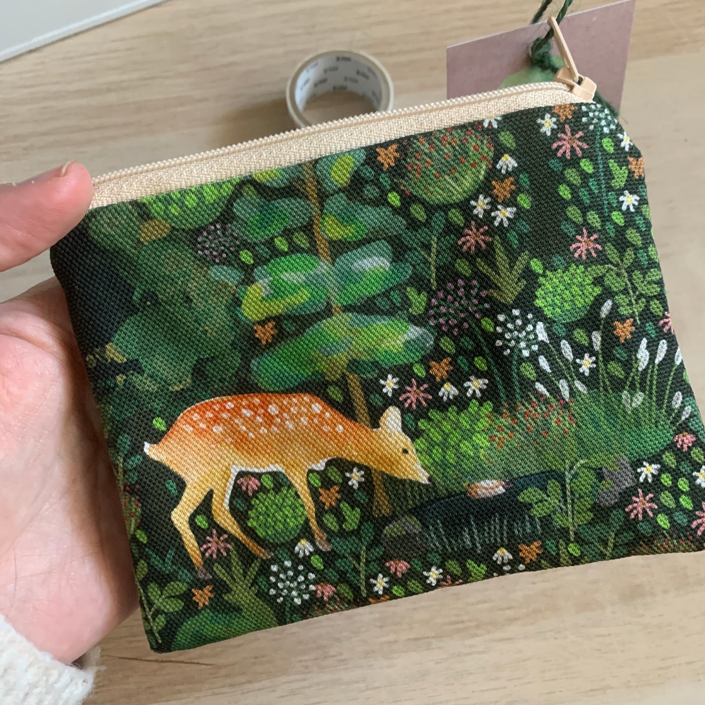 Deer and Duck Coin Purse