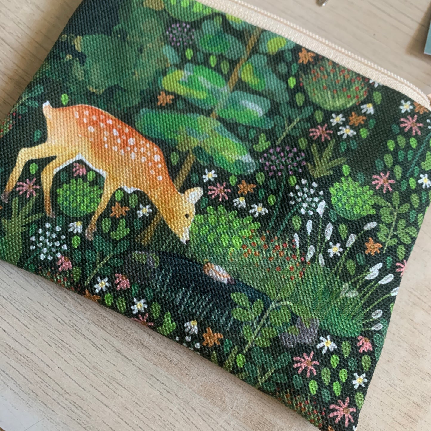 Deer and Duck Coin Purse