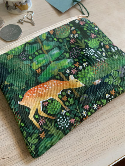Deer and Duck Coin Purse