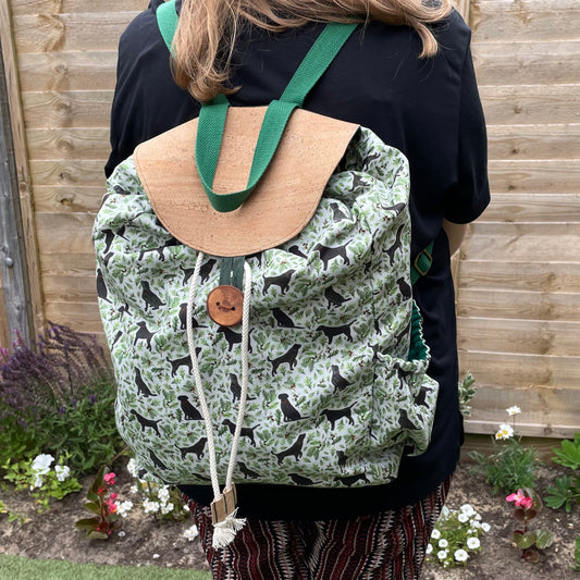 Black Labrador Backpack