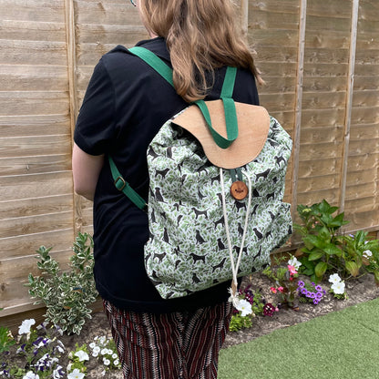 Black Labrador Backpack