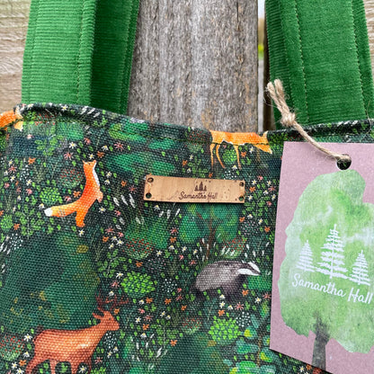 Summer Forest Animal Tote Bag