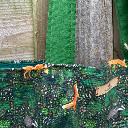 Summer Forest Animal Tote Bag