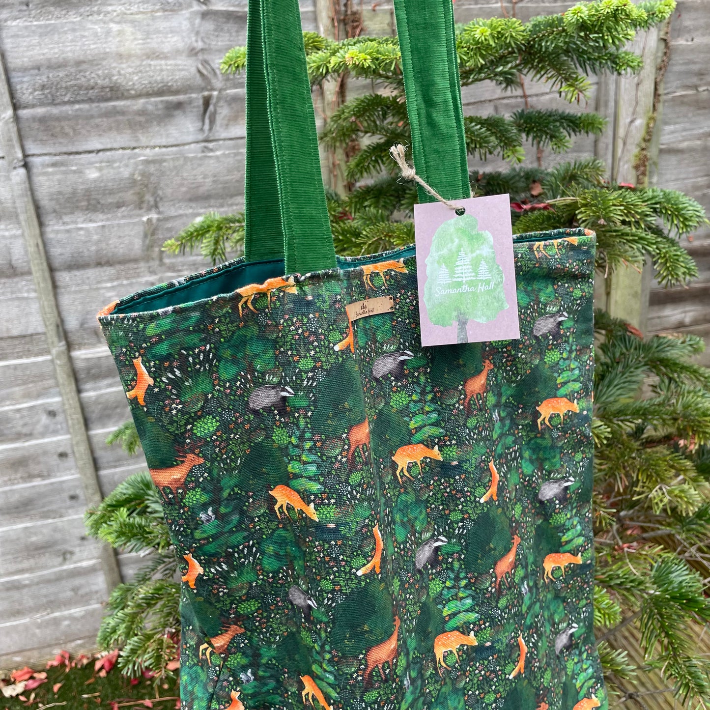 Summer Forest Animal Tote Bag