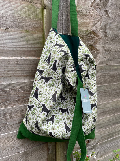 Black Labrador Tote Bag