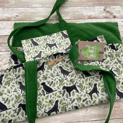 Black Labrador Tote Bag
