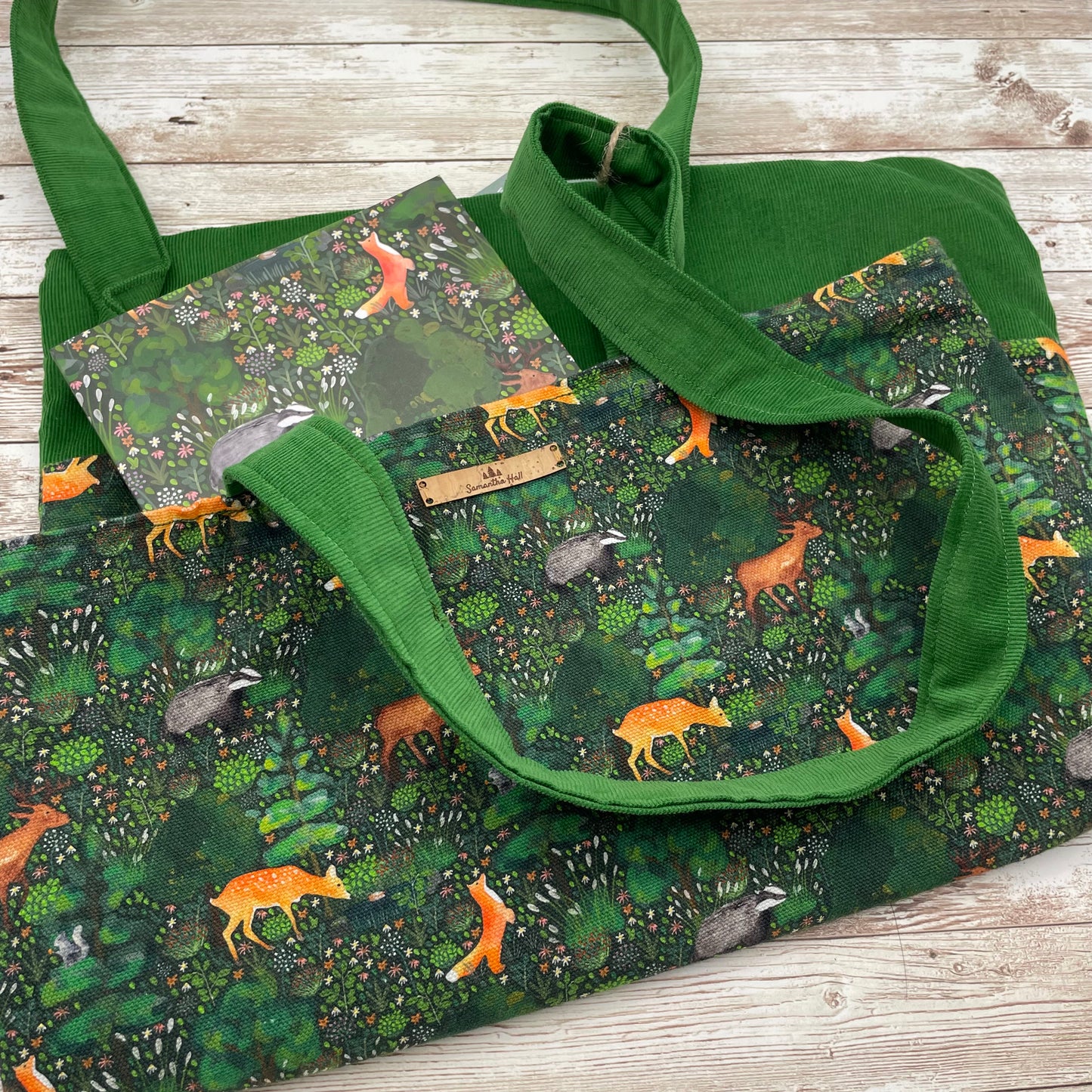 Summer Forest Animal Tote Bag