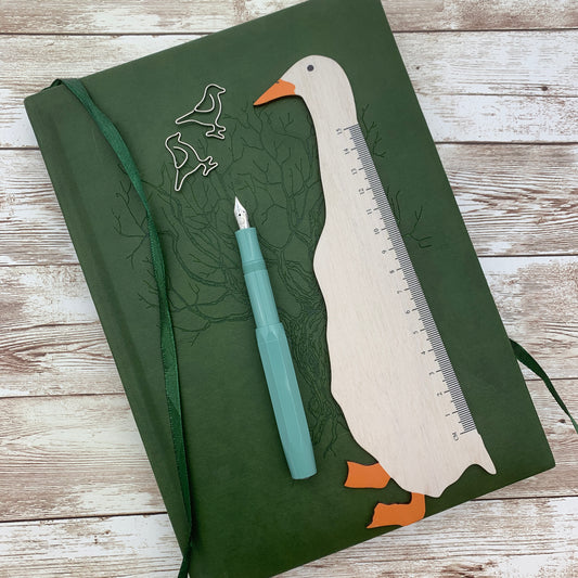 Runner Duck Wooden Ruler