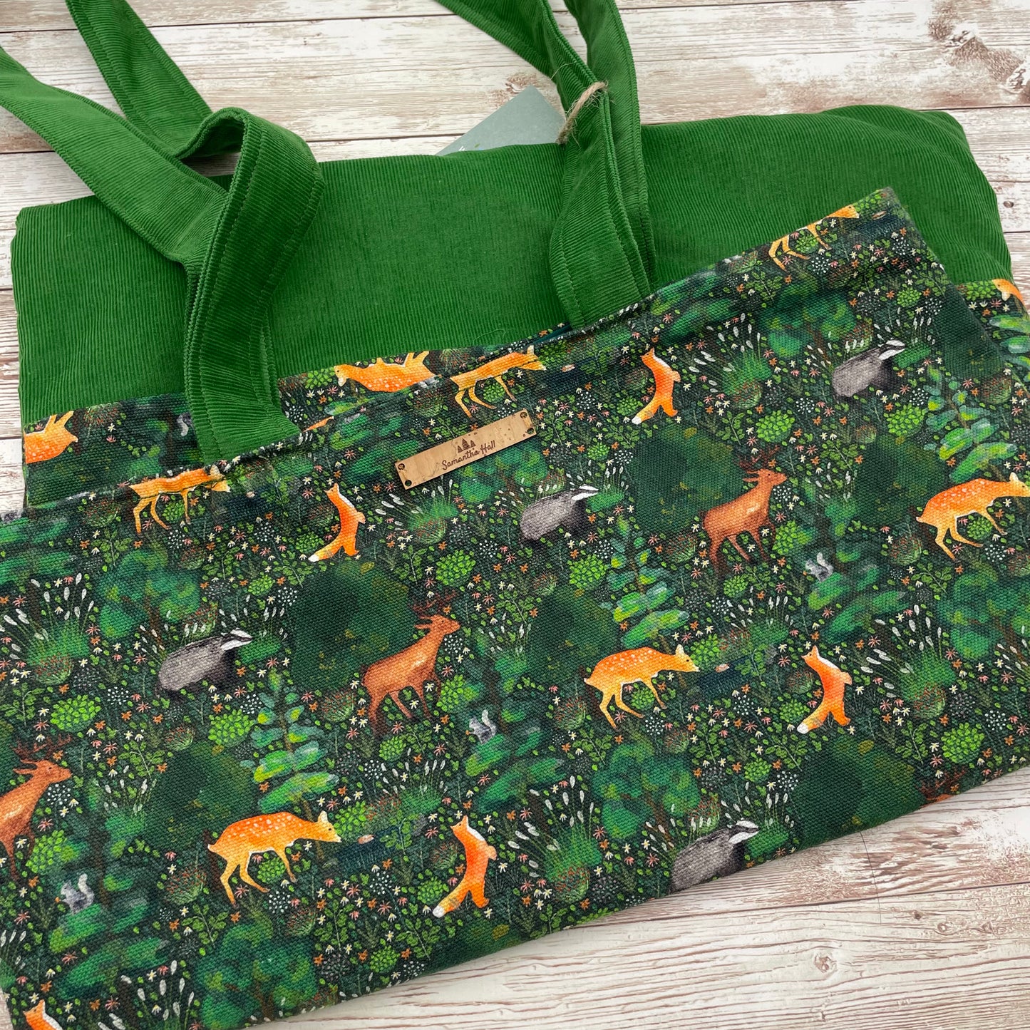 Summer Forest Animal Tote Bag