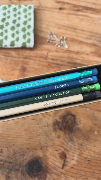 Dog Pencil Set