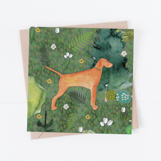 Vizsla Greeting Card