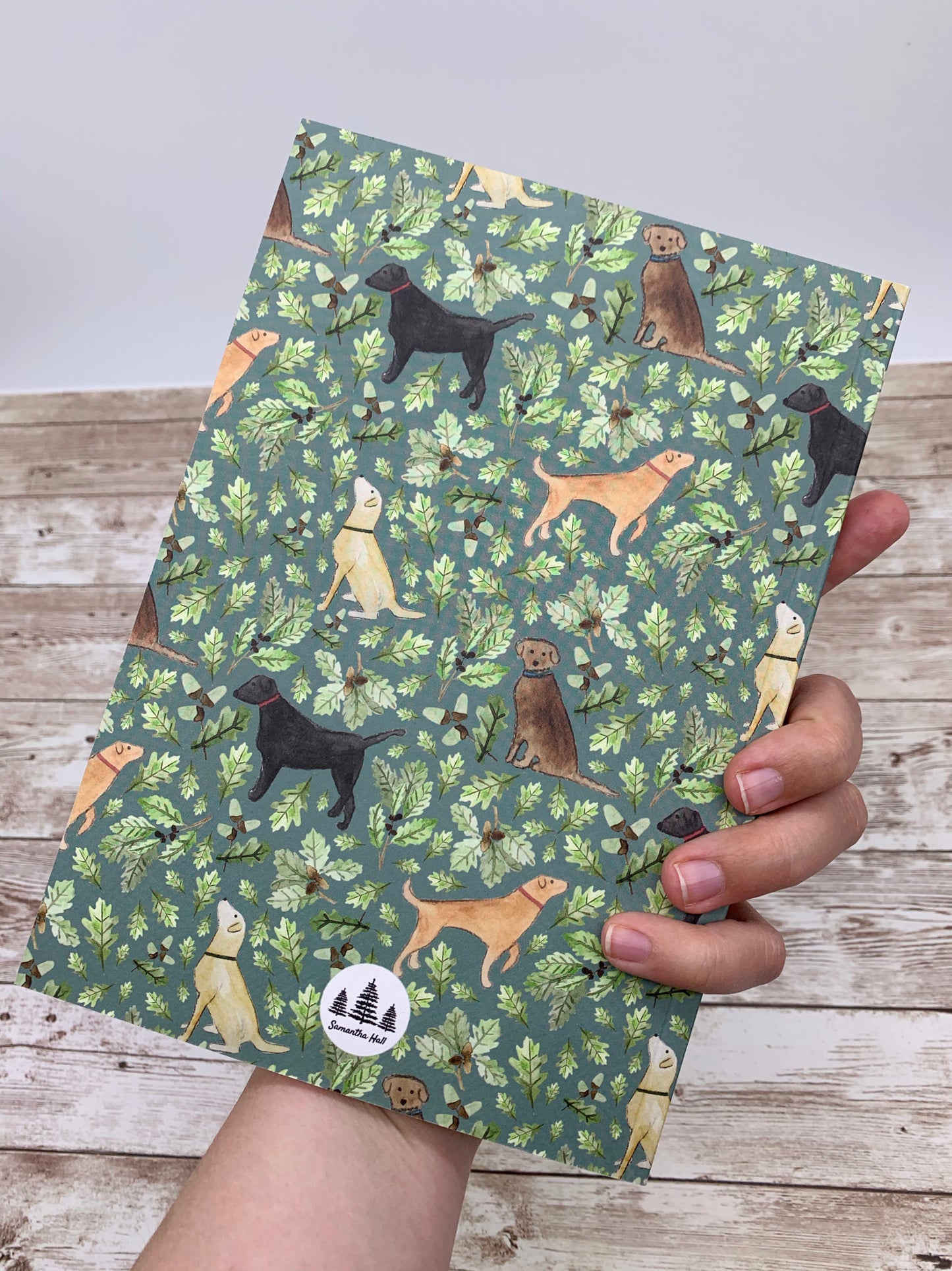 Labrador lined Notebook