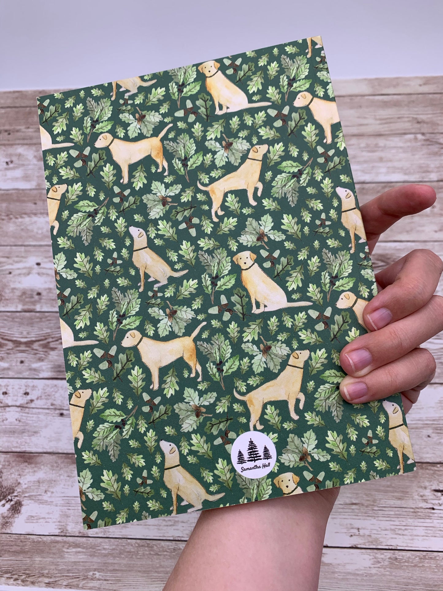 Yellow Labrador Notebook