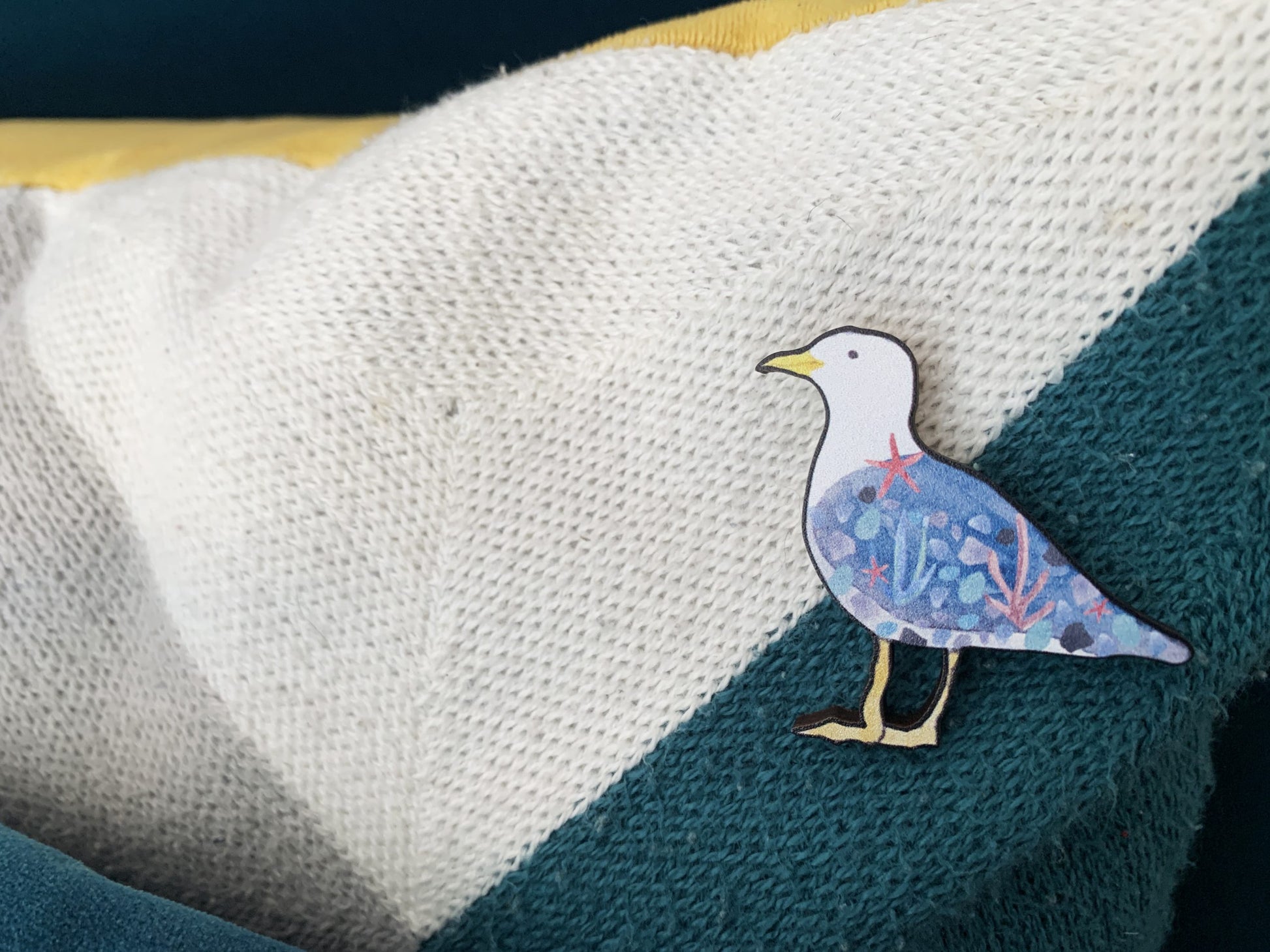 Seagull Wooden Pin