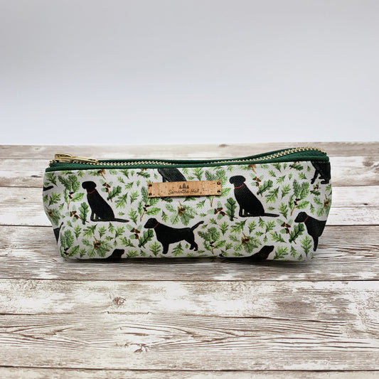 Black Labrador pencil case