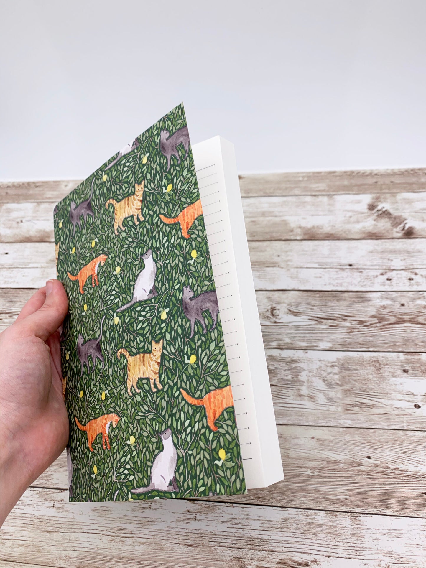 Cat lined Notebook