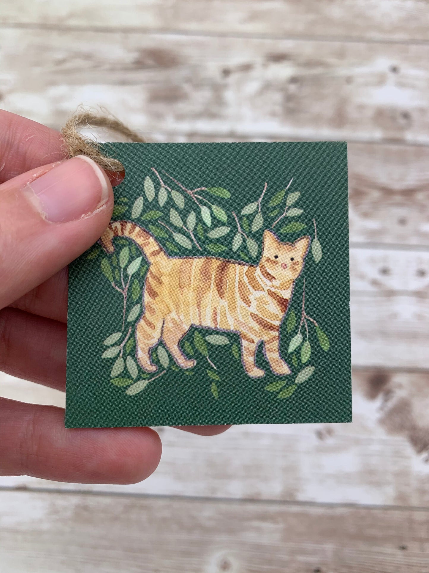 Cat gift tags