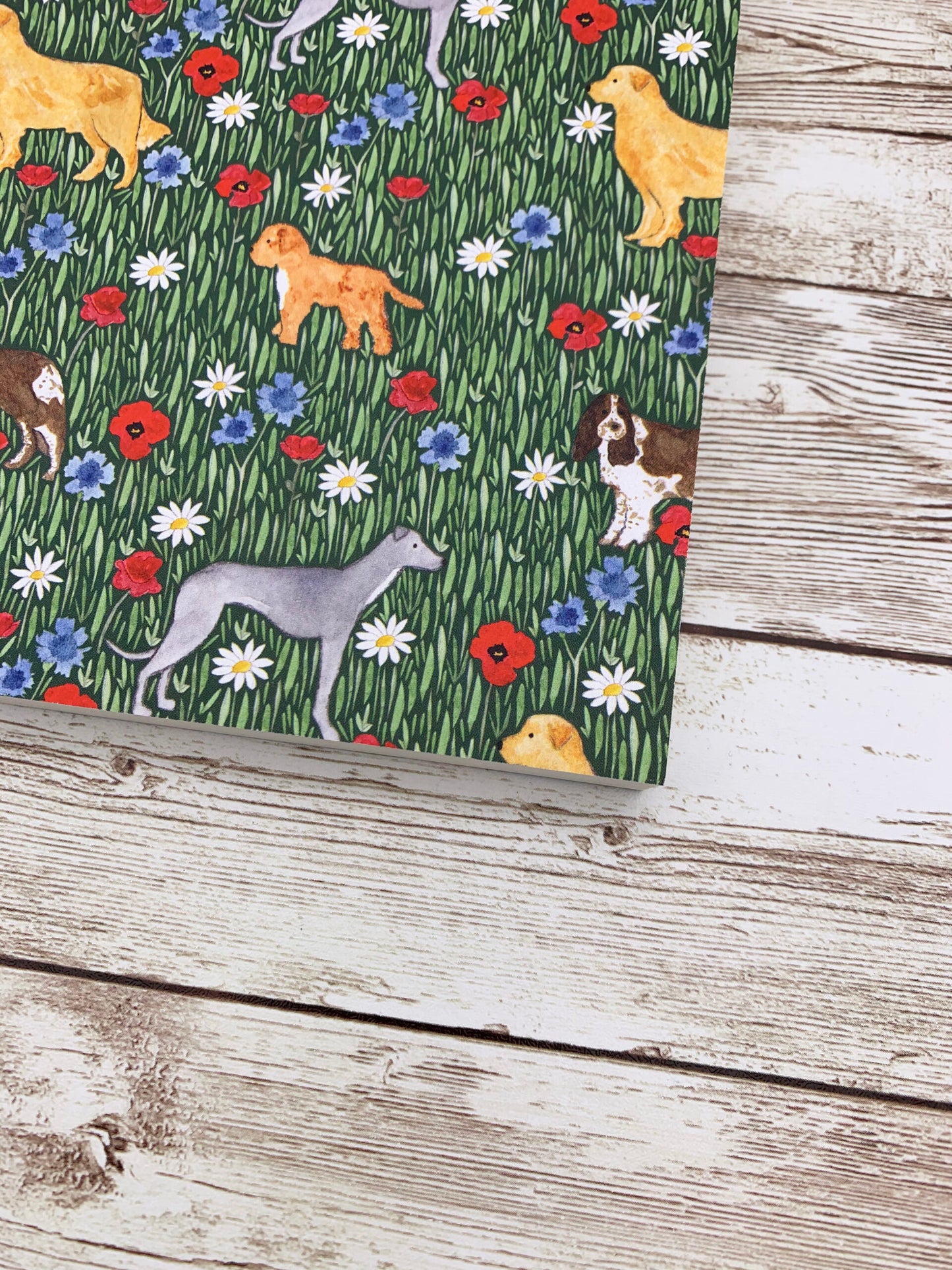 Dog lined notebook