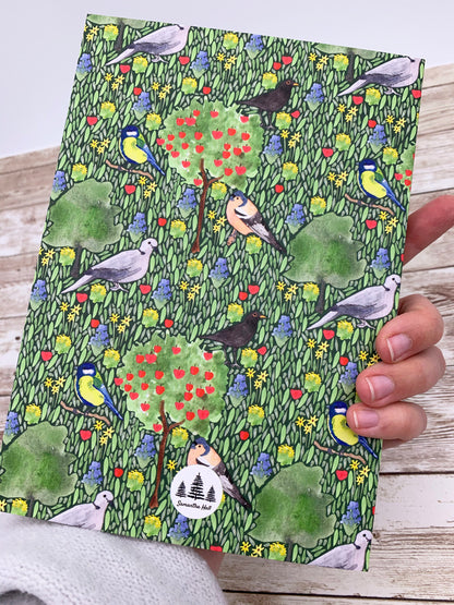 Garden Birds notebook gift set