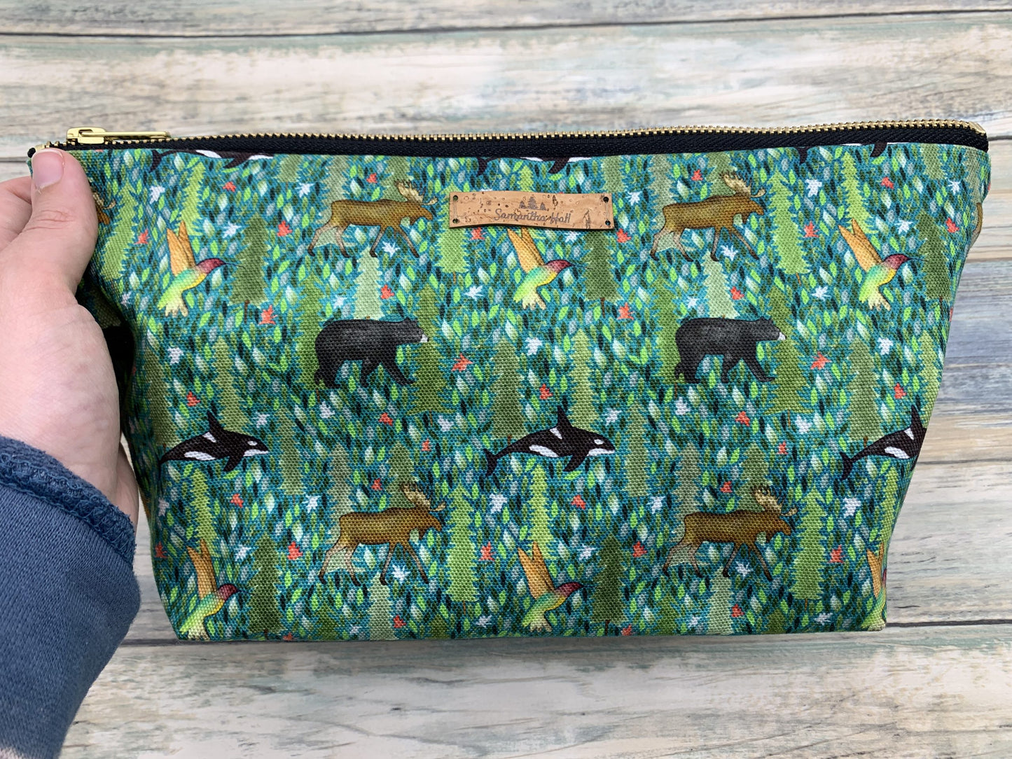 Pacific Northwest cosmetic bag