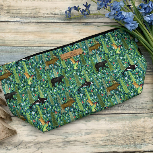 Pacific Northwest Cosmetic Bag