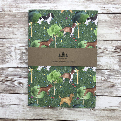 Spaniel notebook gift set