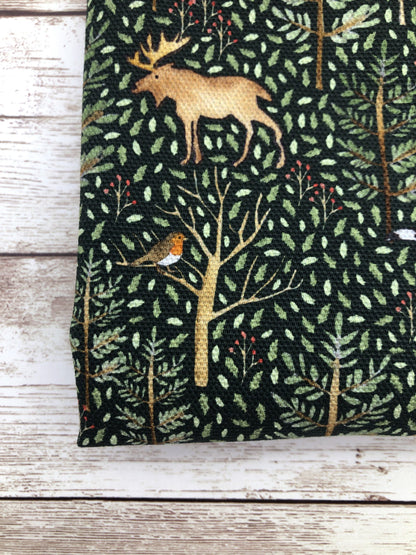 Animals of the Forest tea towel