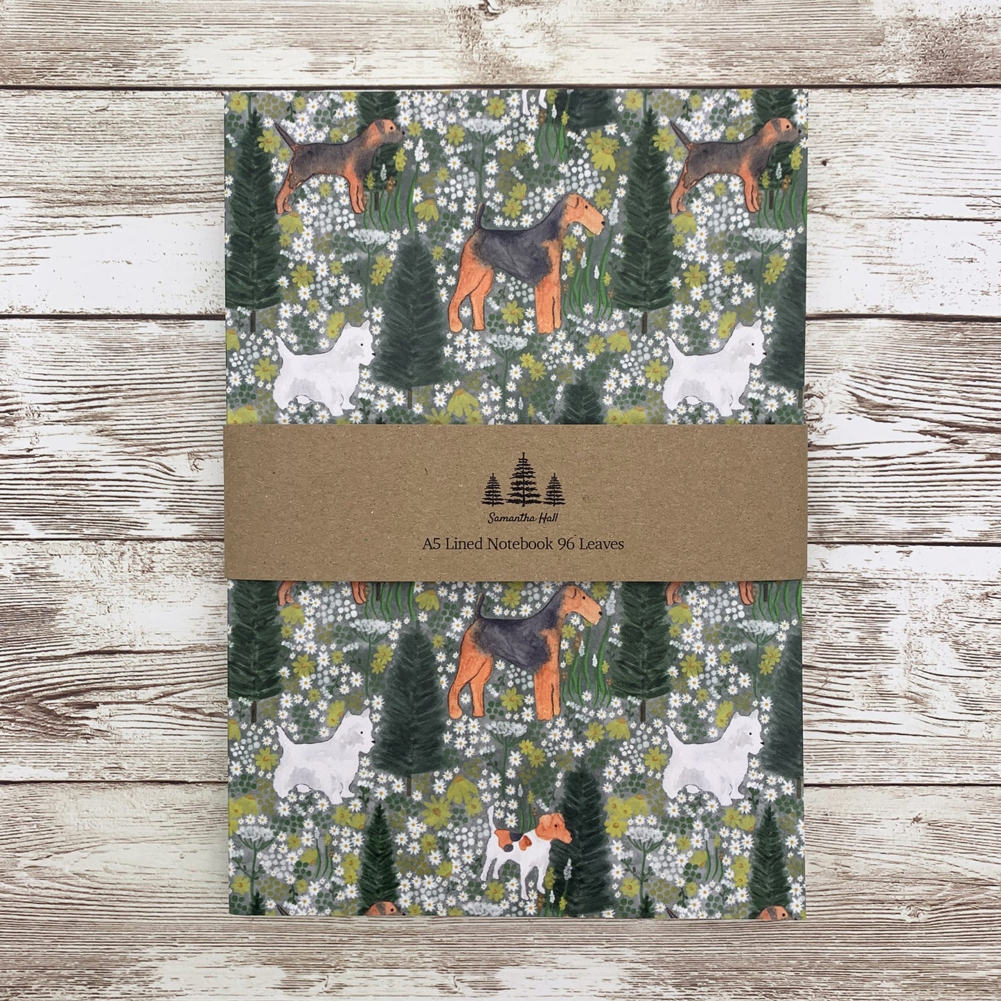 Terrier lined notebook