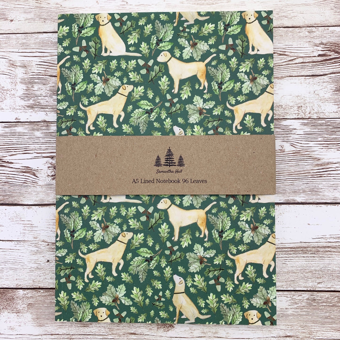 Yellow Labrador Notebook