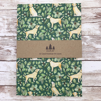 Yellow Labrador Notebook