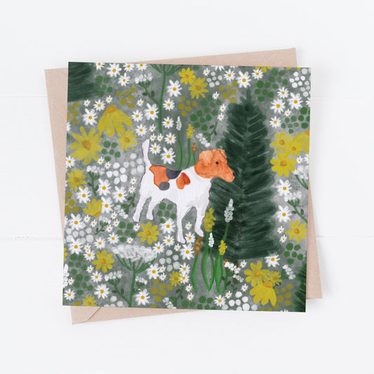 Jack Russell greeting card