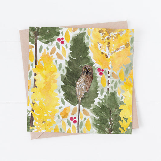 Owl greeting Card