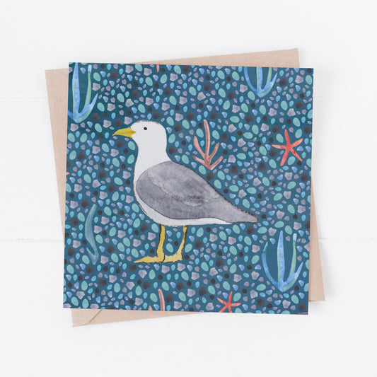 Seagull greeting card